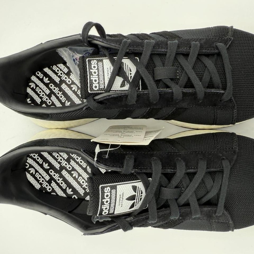Adidas Chop Shop NBHD Mens 9.5 Black NEW Neighborhood Consortium DA8839 Boost - Picture 3 of 8